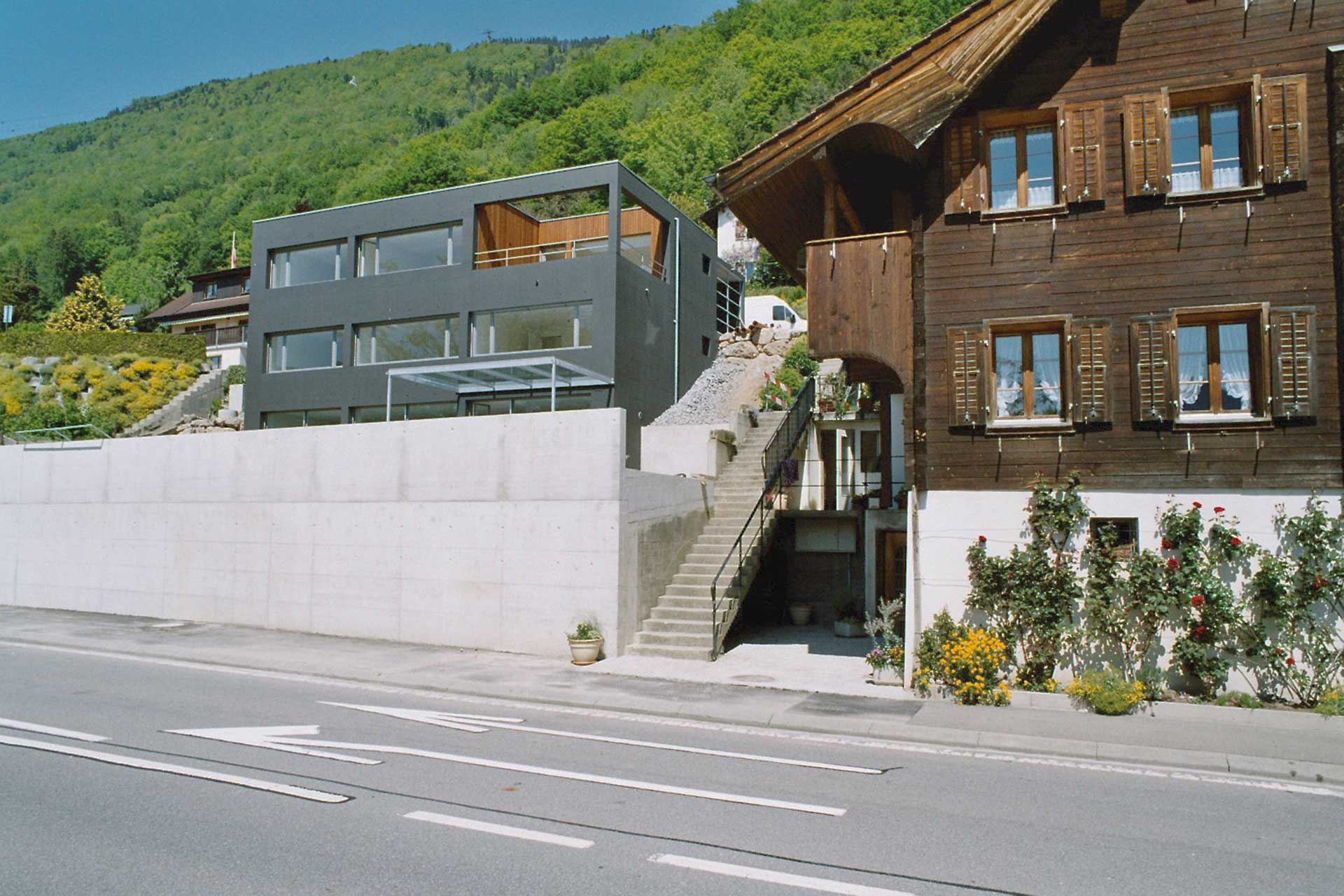 Kantonsstrasse Weggis 2002-2004 – a4 architekten luzern